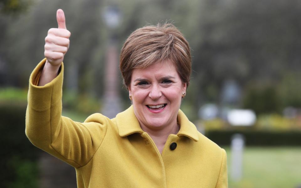 Nicola Sturgeon will make an announcement on Tuesday - Pool/Getty