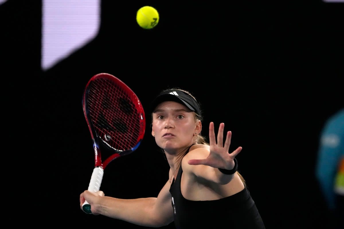 Elena Rybakina is through to the Australian Open final (Ng Han Guan/AP) (AP)