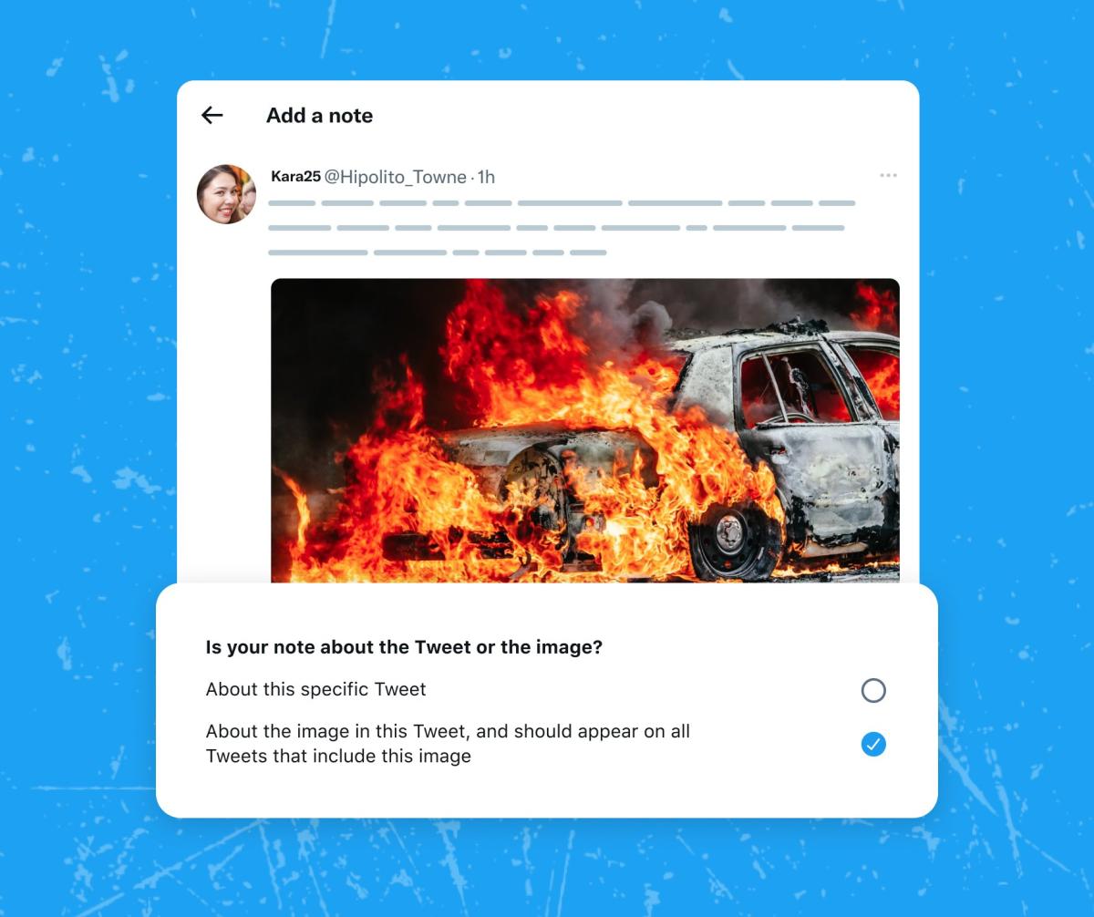 Twitter is testing Community Notes for images - engadget.com