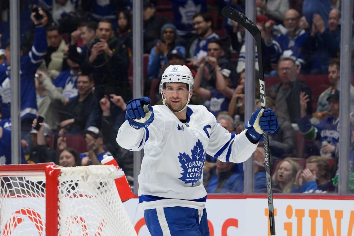 John Tavares of the Toronto Maple Leafs is disputing a CRA claim that he owes $8 million in back taxes and interest. (Derek Cain/Getty Images - image credit)