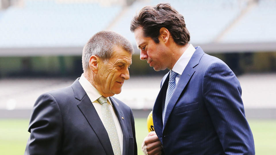 Jeff Kennett will not be sanctioned by the AFL, says chief executive Gillon McLachlan. Pic: Getty