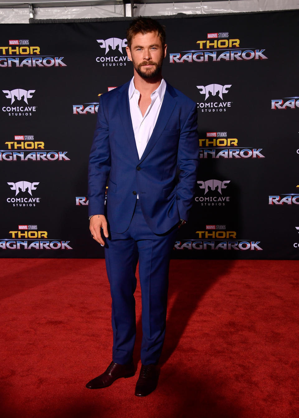 Chris Hemsworth at the ‘Thor: Ragnarok’ premiere
