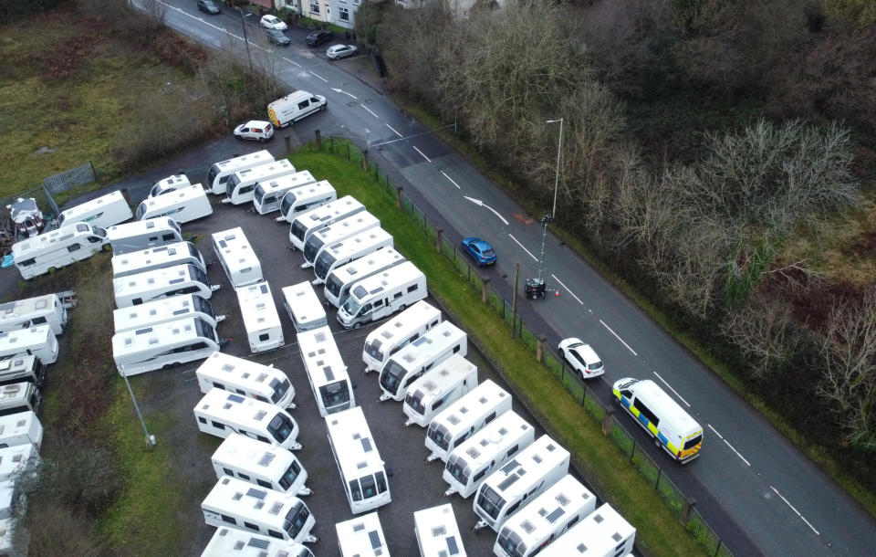 At least two people are feared to have died and five others injured after a crash between a bus and car on a village road. 

Police say the 