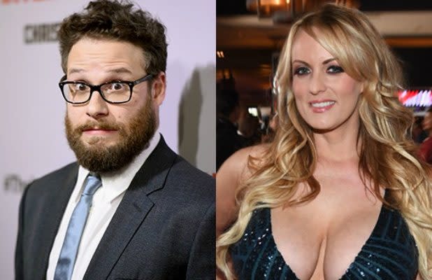 Porn Star Ben Affleck Movie - That Time Seth Rogen Appeared in a Film (or 2) With Stormy Daniels (Video)