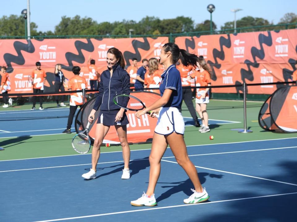 They played the National Tennis Centre in Roehampton (Jeremy Selwyn)