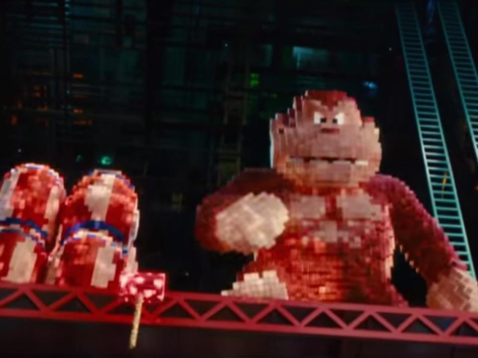 pixels nintendo donkey kong