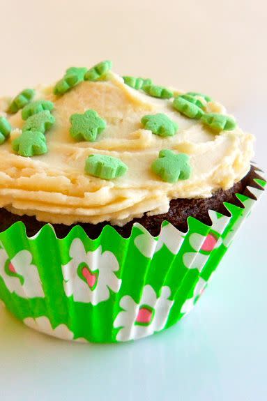 <p>There's more to beer on St. Patrick's Day than turning it green. Take these cupcakes, for example — you can have your beer and eat it too.</p><p><em><a href="https://www.goodhousekeeping.com/holidays/more-holidays/recipes-with-beer#slide-1" rel="nofollow noopener" target="_blank" data-ylk="slk:Get the recipe for Chocolate Stout Cupcake »;elm:context_link;itc:0;sec:content-canvas" class="link ">Get the recipe for Chocolate Stout Cupcake »</a></em></p><p><strong>RELATED:</strong> <a href="https://www.goodhousekeeping.com/food-products/g33010627/best-beer-brands/" rel="nofollow noopener" target="_blank" data-ylk="slk:15 Best Beers to Buy and Drink All Season Long;elm:context_link;itc:0;sec:content-canvas" class="link ">15 Best Beers to Buy and Drink All Season Long</a></p>