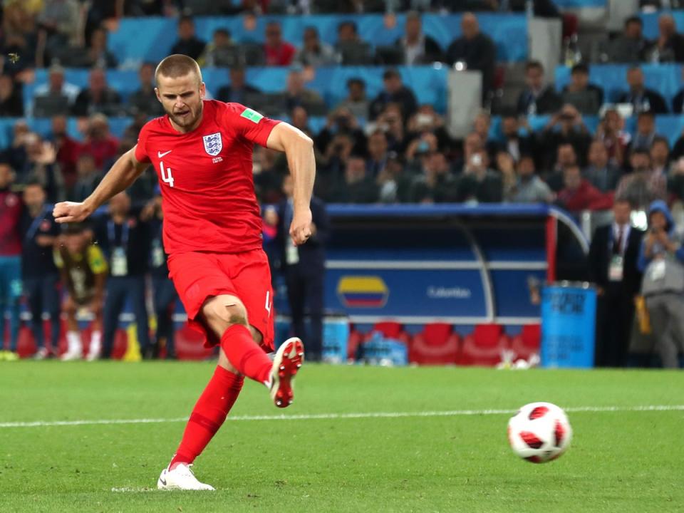 Eric Dier scored the fifth penalty of the shoot-out against Colombia (Getty Images)