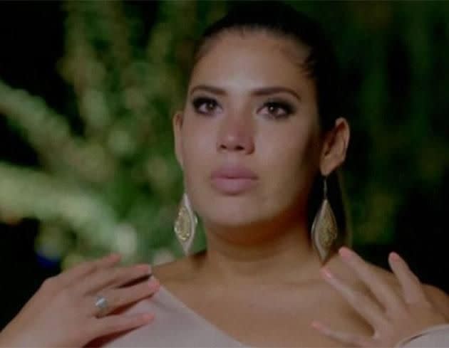 It was very emotional for Noni on yesterday's episode. Source: Channel 10