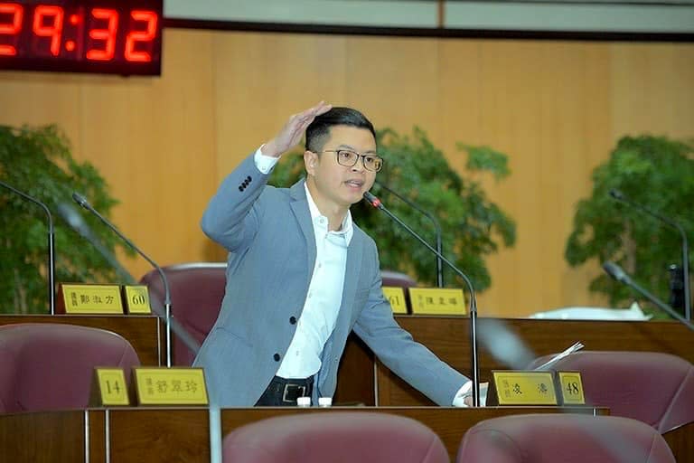 國民黨籍桃園市議員凌濤。翻攝自凌濤臉書