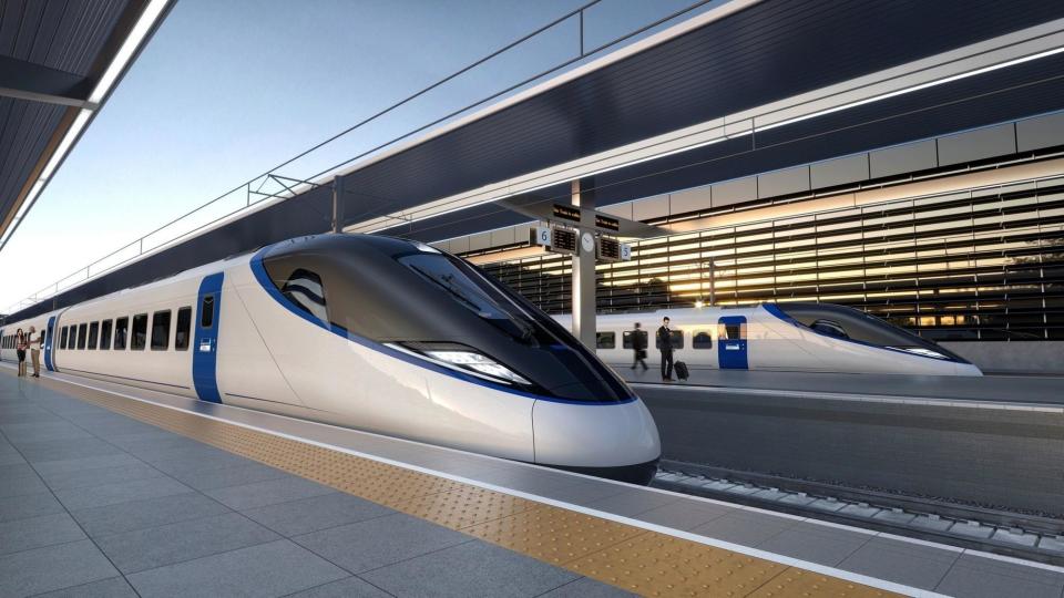 Gambaran awal penampakan kereta HS2 (Foto: HS2)