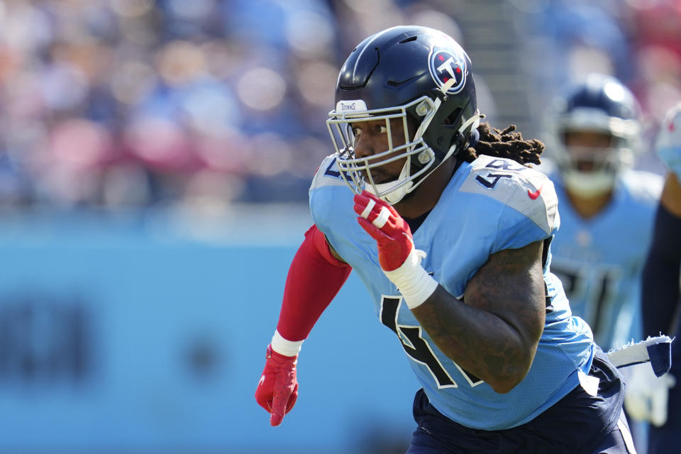 Bud Dupree of the Tennessee Titans