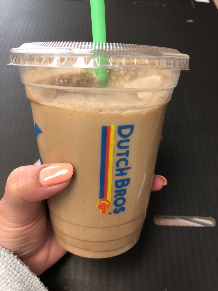 grasshopper mocha from dutch bros