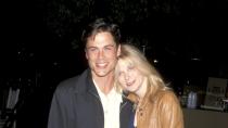 <p>In 1995, the couple was all smiles as they arrived at the premiere of <em>Tommy Boy</em>. </p>