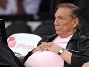 FILE - In this Oct. 17, 2010 file photo, Los Angeles Clippers team owner Donald Sterling watches his team play in Los Angeles. The NBA is investigating a report of an audio recording in which a man purported to be Sterling makes racist remarks while speaking to his girlfriend. NBA spokesman Mike Bass said in a statement Saturday, APril 26, 2014, that the league is in the process of authenticating the validity of the recording posted on TMZ's website. Bass called the comments "disturbing and offensive." (AP Photo/Mark J. Terrill, File)