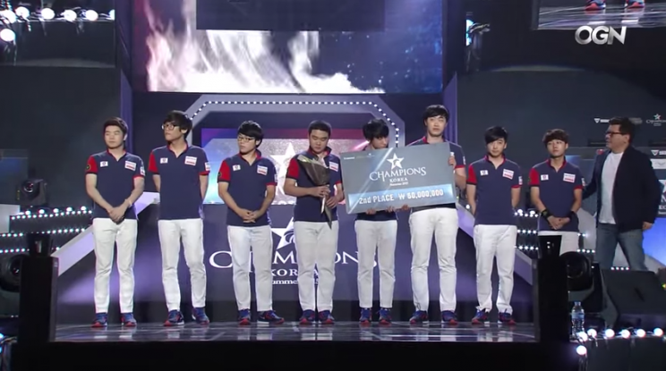 KT Rolster finishes second at the 2015 LCK Summer Finals (OnGameNet/Twitch)