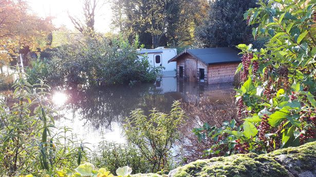 A month's worth of rain fell in just 24 hours in Derbyshire (PA)