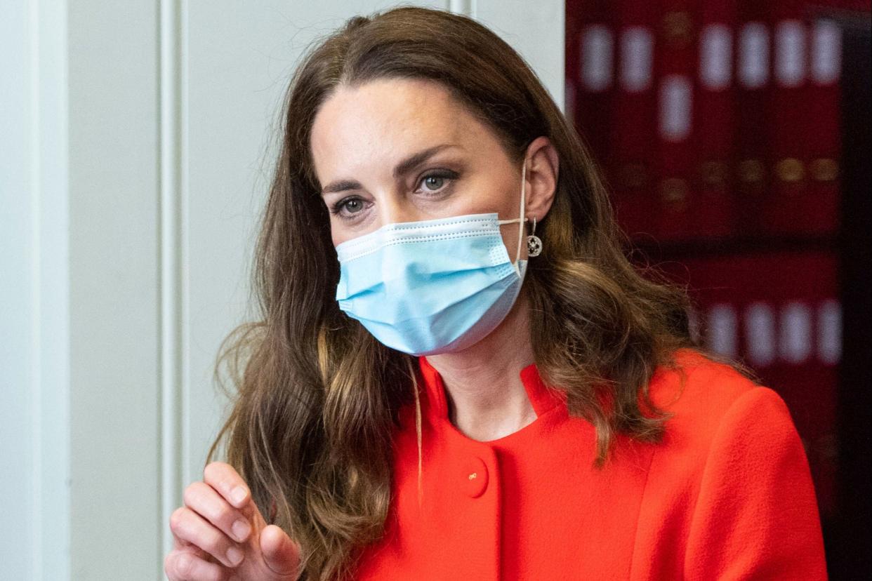 <p>The Duchess of Cambridge at the National Portrait Gallery Archive</p> (AP)