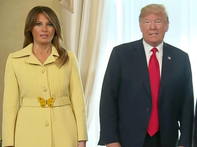 Donald Trump, Melania Trump At Arrivals For Nbc Network 2006-2007 Primetime  Upfronts Preview, Radio City Music Hall, New, Melania Trump In Yellow  Dress