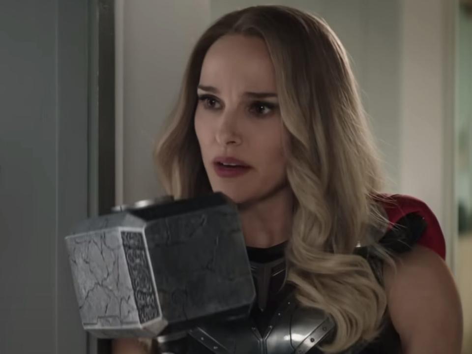 Natalie Portman as Jane Foster/Mighty Thor in "Thor: Love and Thunder."