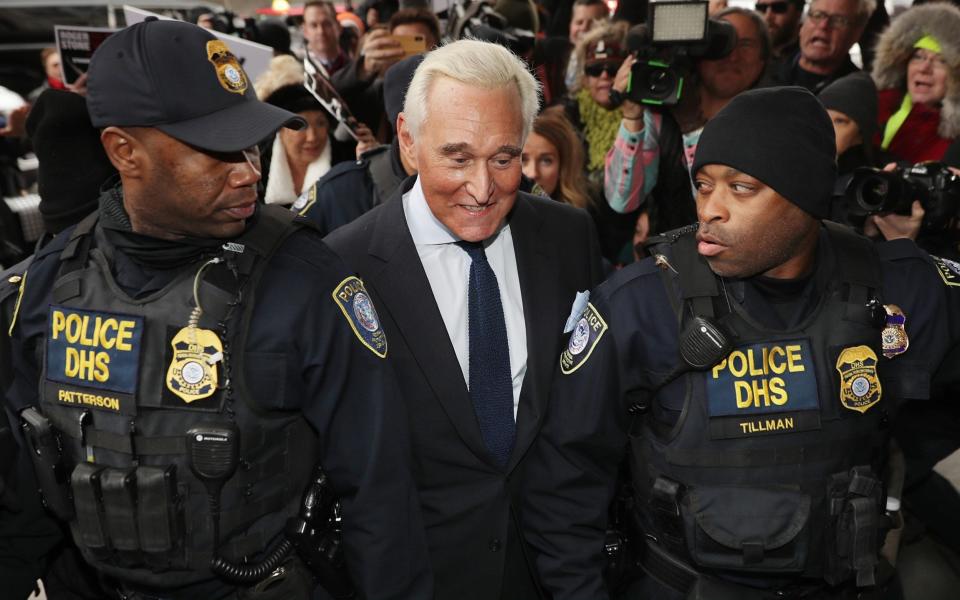 Roger Stone was banned in 2017 - Chip Somodevilla/Getty Images