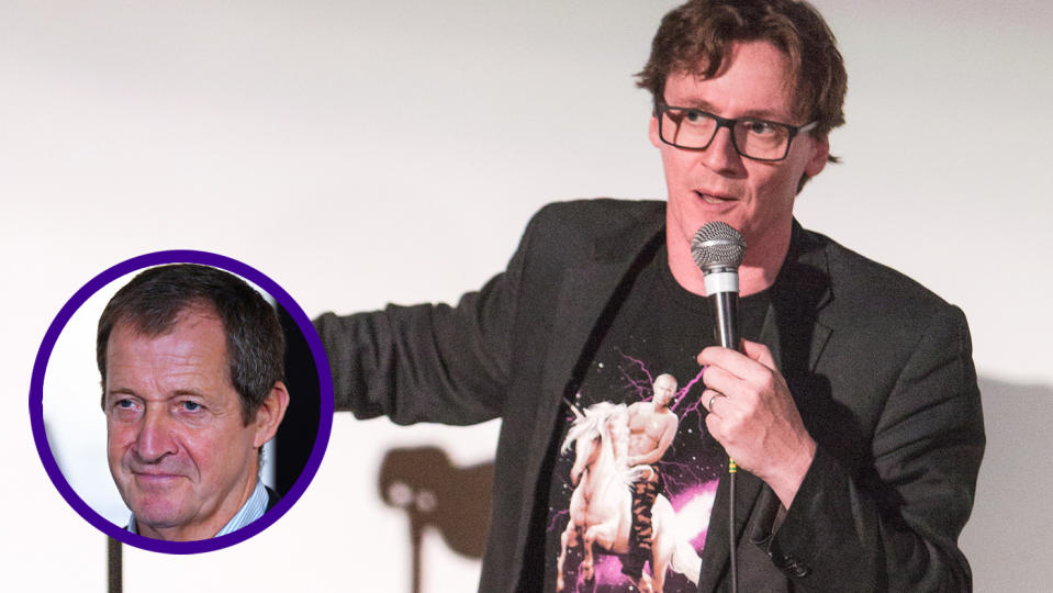 Ed Byrne will be playing former spin doctor Alastair Campbell in a forthcoming movie