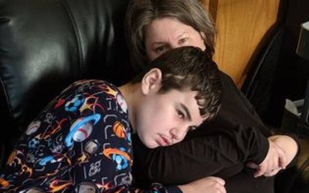 Jacqui Cameron and her 18-year-old son Rylan. (Submitted by Jacqui Cameron - image credit)