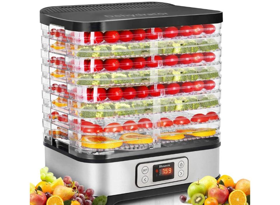 Healthy snacking just got easier with this 8-tray food dehydrator that’s 40% off