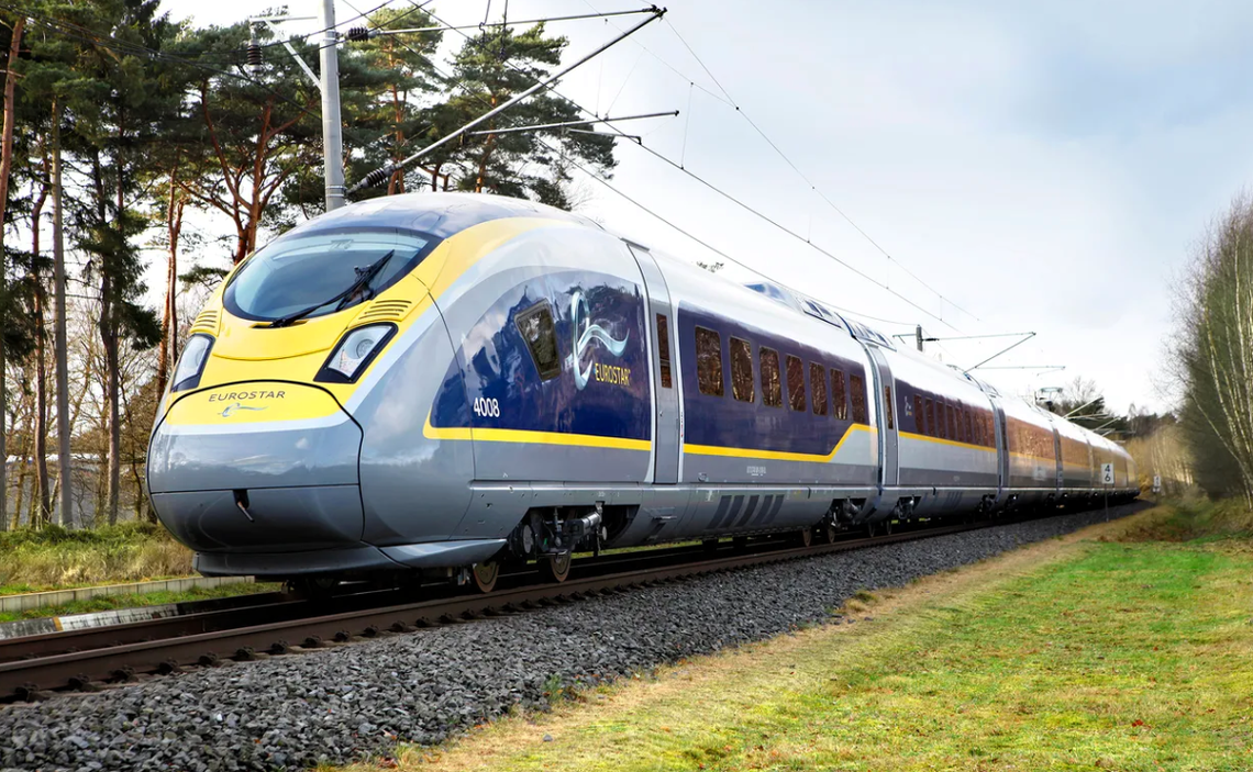 An example of a high-speed Velaro trainset manufactured by Siemens Mobility Global in use in Europe. Siemens is one of two companies that have been qualified to bid on building new high-speed trains for the California High-Speed Rail Authority.