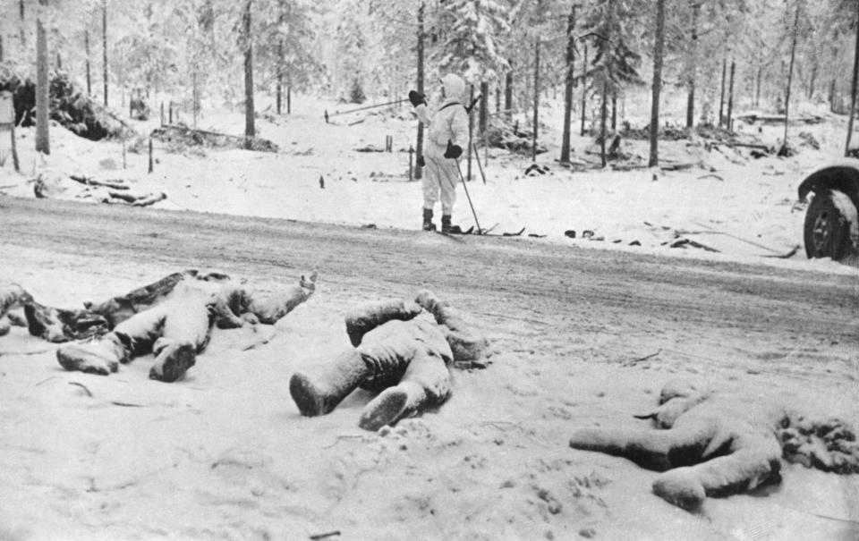 Soviet soldiers Finland winter war