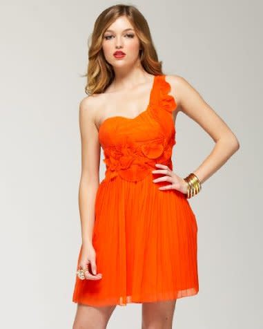 Chiffon Rosette Dress- $149