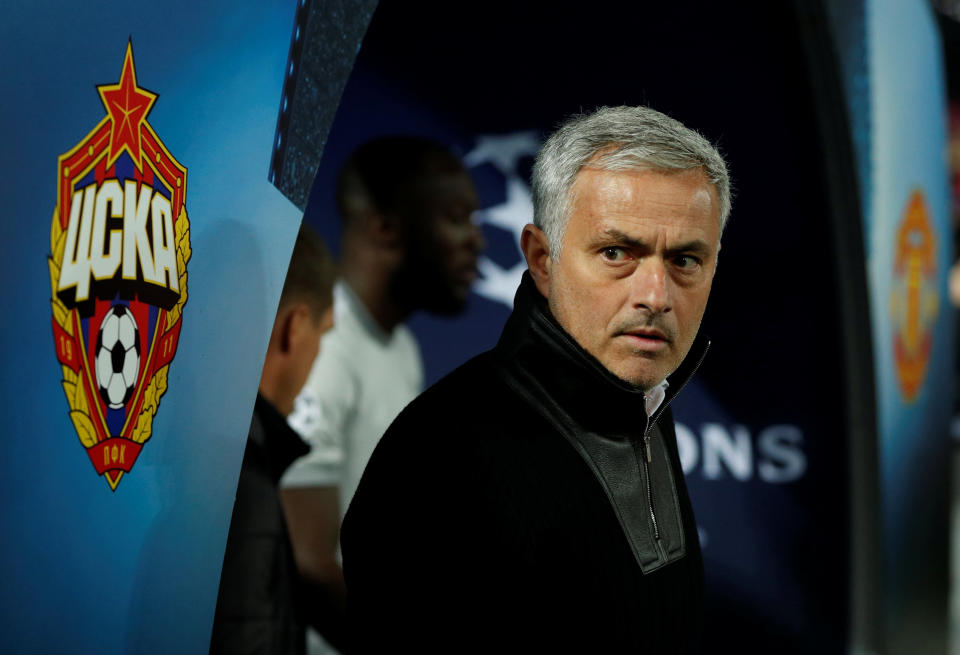 Soccer Football – Champions League – CSKA Moscow vs Manchester United – VEB Arena, Moscow, Russia – September 27, 2017 Manchester United manager Jose Mourinho before the match Action Images via Reuters/John Sibley