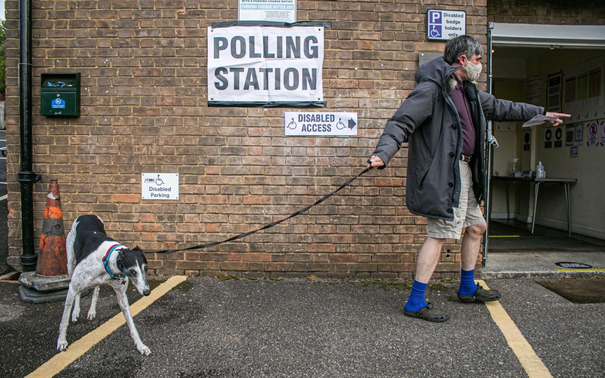 covid rules polling station coronavirus restrictions what expect local elections 2021 - Amer Ghazzal/Shutterstock