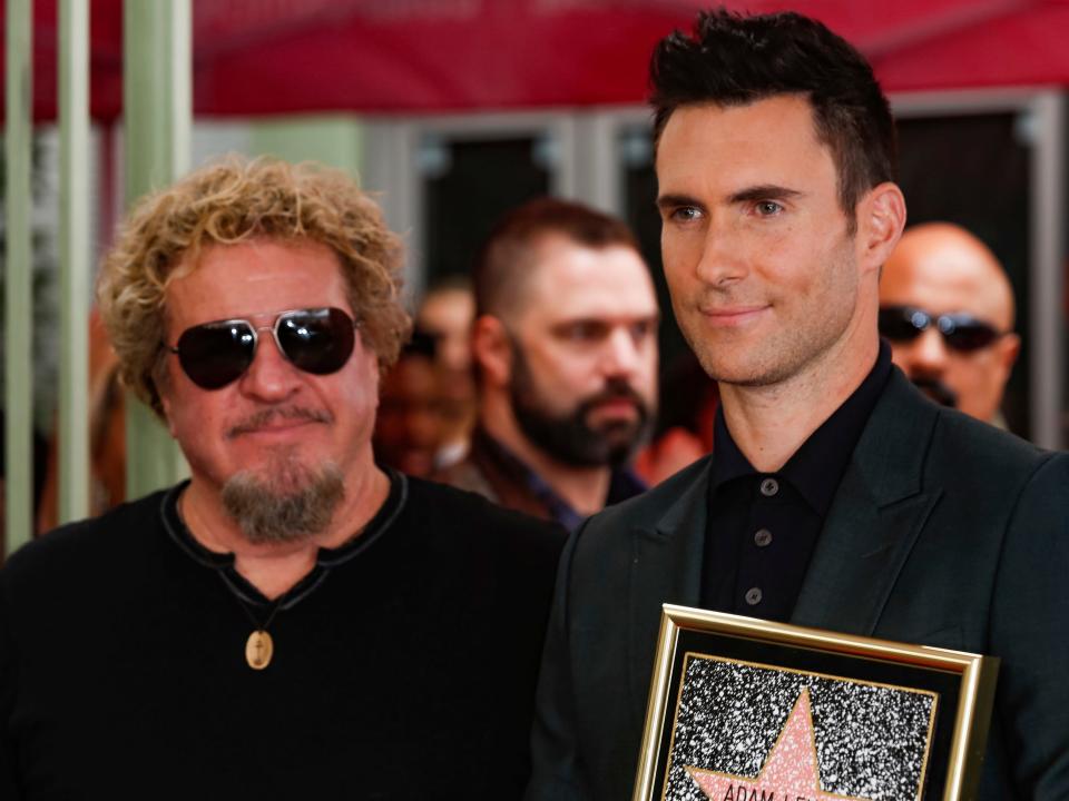 Sammy Hagar and Adam Levine