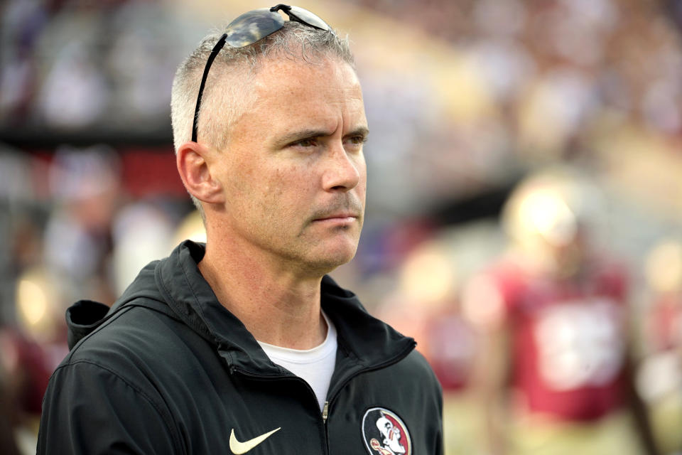 Florida State Seminoles head coach Mike Norvell is staying put. (Melina Myers-USA TODAY Sports)