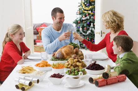 Eat and drink healthily over the Christmas period