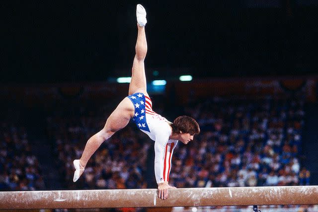 <p>Ken Regan /Disney General Entertainment Content via Getty Images</p> Mary Lou Retton at the 1984 Olympics