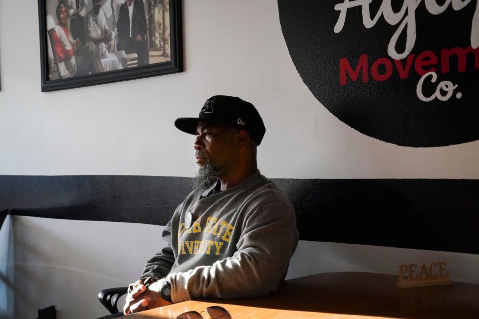 "Most of us were out there in gangs, doing street stuff," says Marquis Bowie, a co-founder of local nonprofit called Agape Movement Co. Now, he says, "we're trying to be a resource center for the community, put the unity in community and just build up our neighborhood."