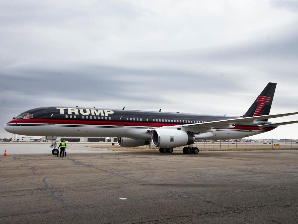 Trump Boeing 757