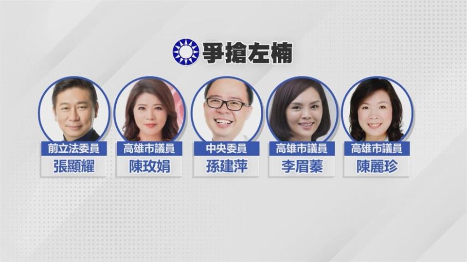 綠營誰接棒劉世芳左楠區立委？　藍軍5人表態選搶進國會