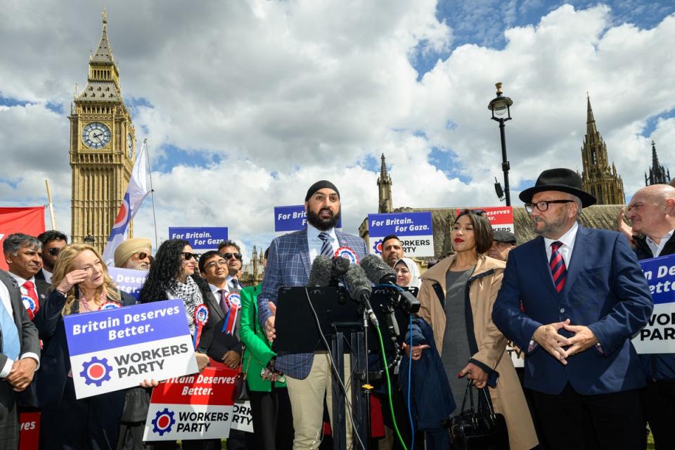 George Galloway is also hoping to snatch more seats from Labour with his Workers Party (Getty Images)