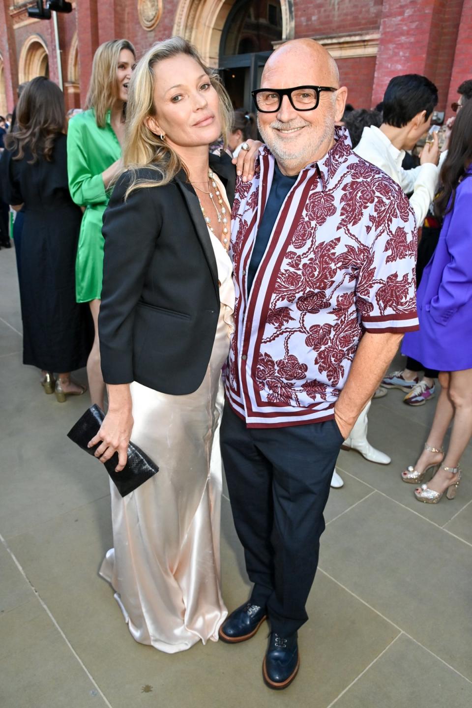 Kate Moss and Sam McKnight (Dave Benett/Getty Images for Vic)