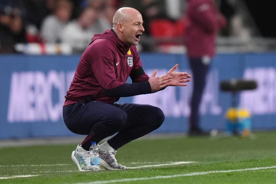 Lee Carsley saw England beaten by Greece on Thursday night (PA Wire)