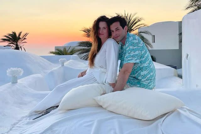 <p>Mark Ronson/Instagram</p> Mark Ronson instagram with his wife Grace
