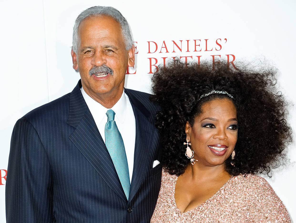 NEW YORK, NY - AUGUST 05:  Stedman Graham and Oprah Winfrey attend "The Butler" New York Premiere at Ziegfeld Theater on August 5, 2013 in New York City.  (Photo by Daniel Zuchnik/FilmMagic)