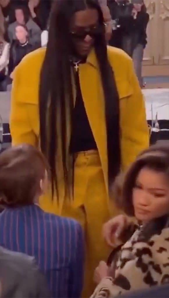 Law Roach addresses awkward Louis Vuitton fashion show moment with Zendaya