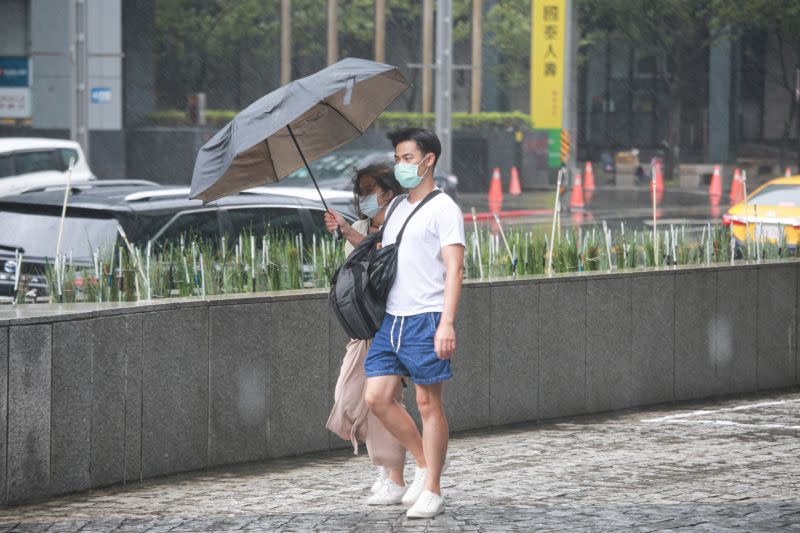 ▲水利署下午針對彰化縣彰化市、台北市文山區發布淹水二級警戒。（圖／記者葉政勳攝，2022.09.03）