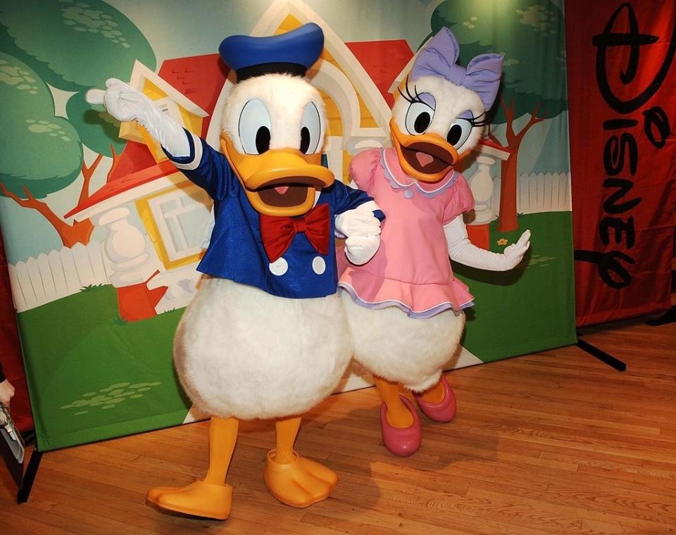 Donald Duck and Daisy Duck