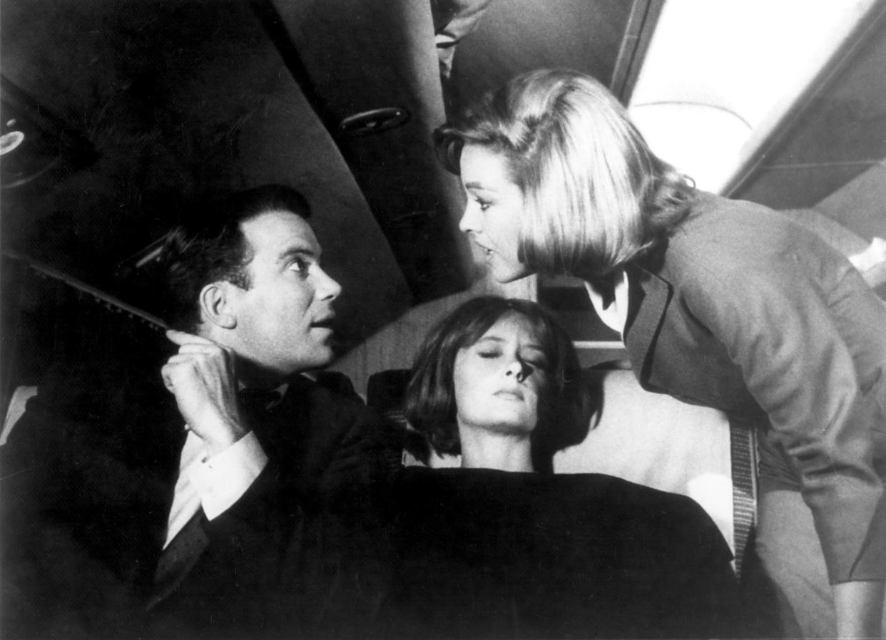 Shatner and Christine White in 'Nightmare at 20,000 Feet' (Photo: Courtesy Everett Collection)
