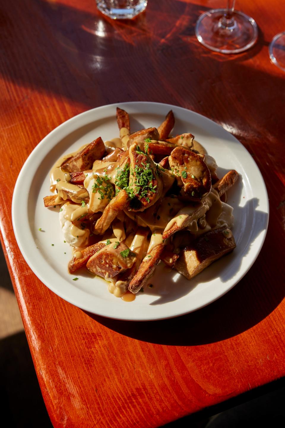 Foie gras poutine at Au Pied de Cochon.